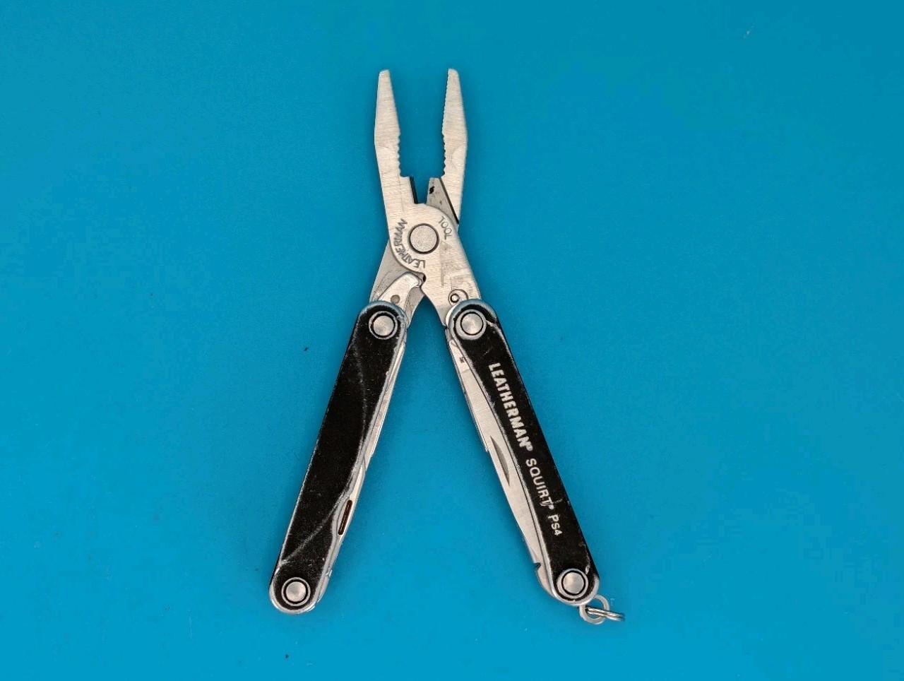 Leatherman SQUIRT PS4 Multi-Tool! BLACK! *broken scissors spring*