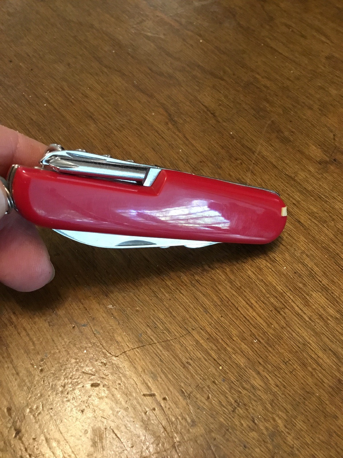 Rostfrei Red Pocket Knife Stainless Scissors Toothpick Lithonia Lighting 3.5”