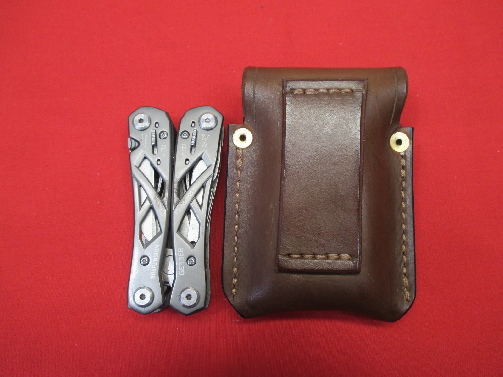 Leather Sheath for GERBER SUSPENSION MULTI TOOL Handmade in the USA R&L Hands