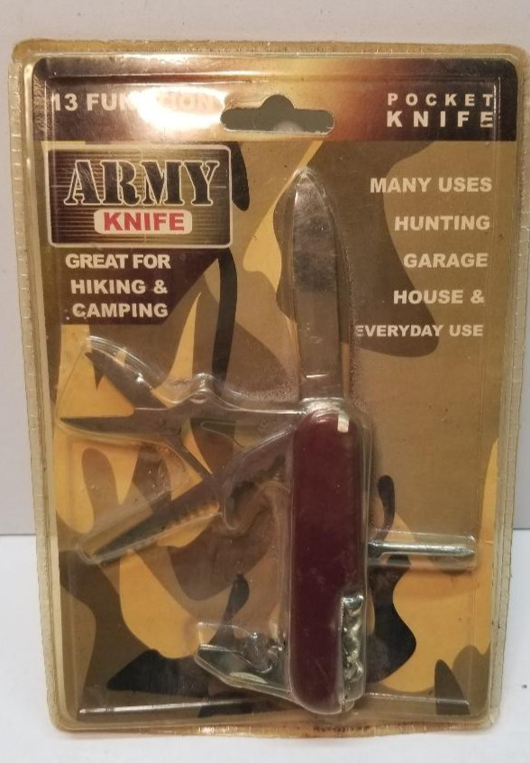 13 Function Pocket Knife by Greenbrier International, NOS