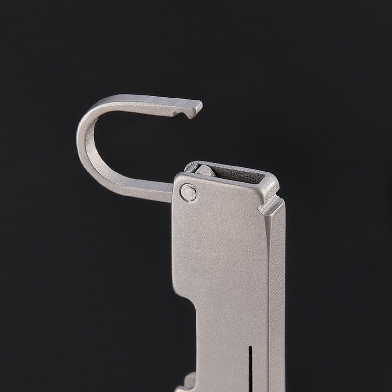 Titanium alloy Keychain EDC tools Pendant/Zipper/Survival/Self rescue
