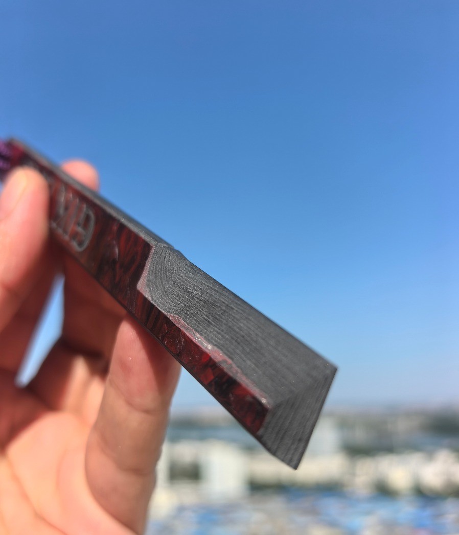 Blood red Carbon fiber EDC Tool