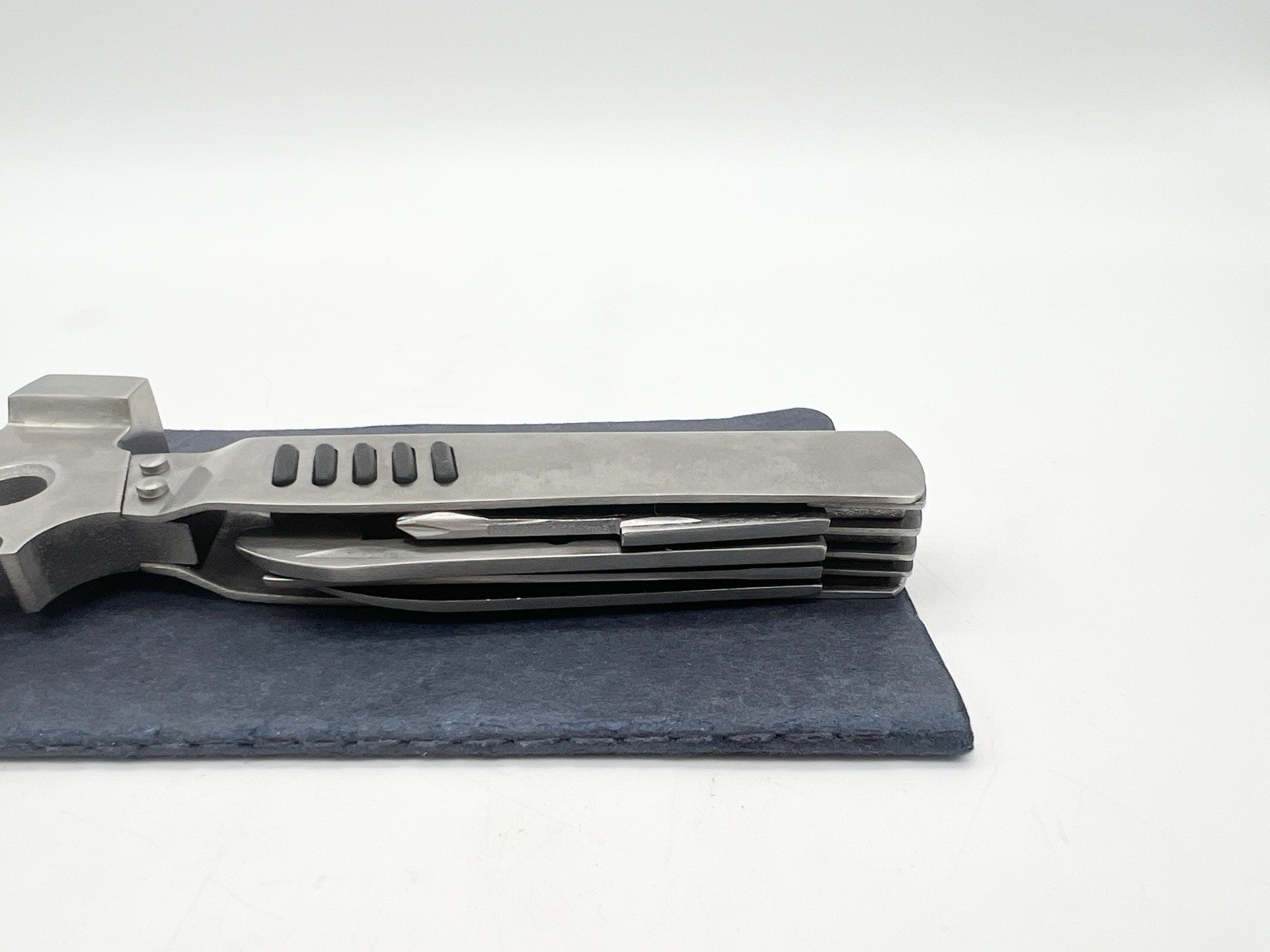 Stainless Steel Hatchet Multi Tool Axe Hammer Knife Saw Wrench Nylon Sheath