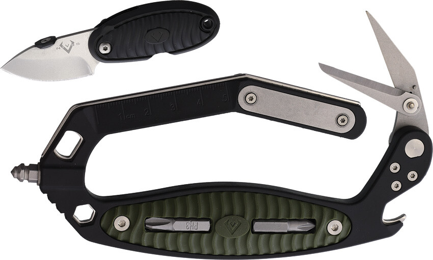 New V NIVES C.R.A.B. Black Green Handle VMT18FRNSWPBGR