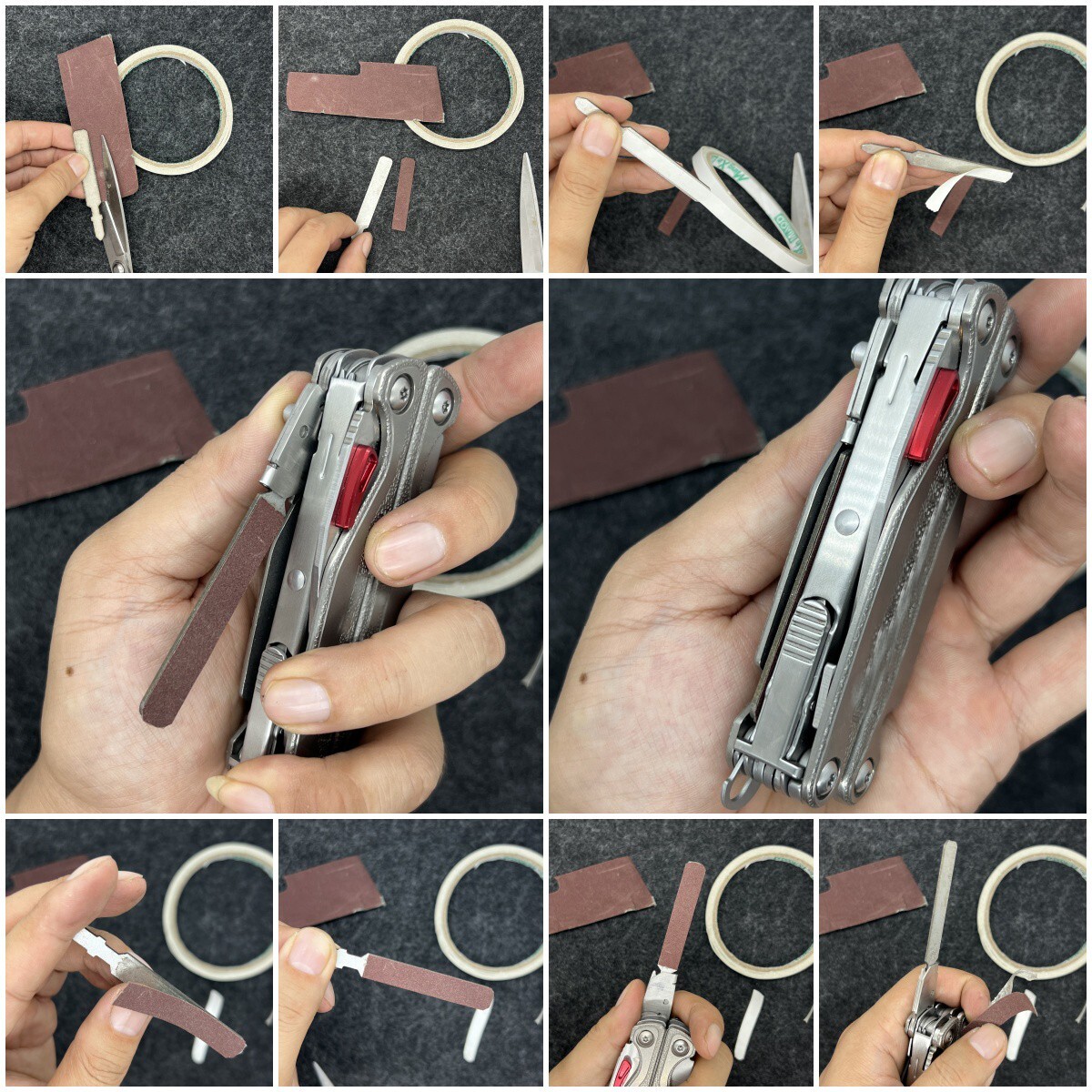Stainless steel Saw T-Shank Holder with Thumb Grip for Leatherman Free P4 ARC
