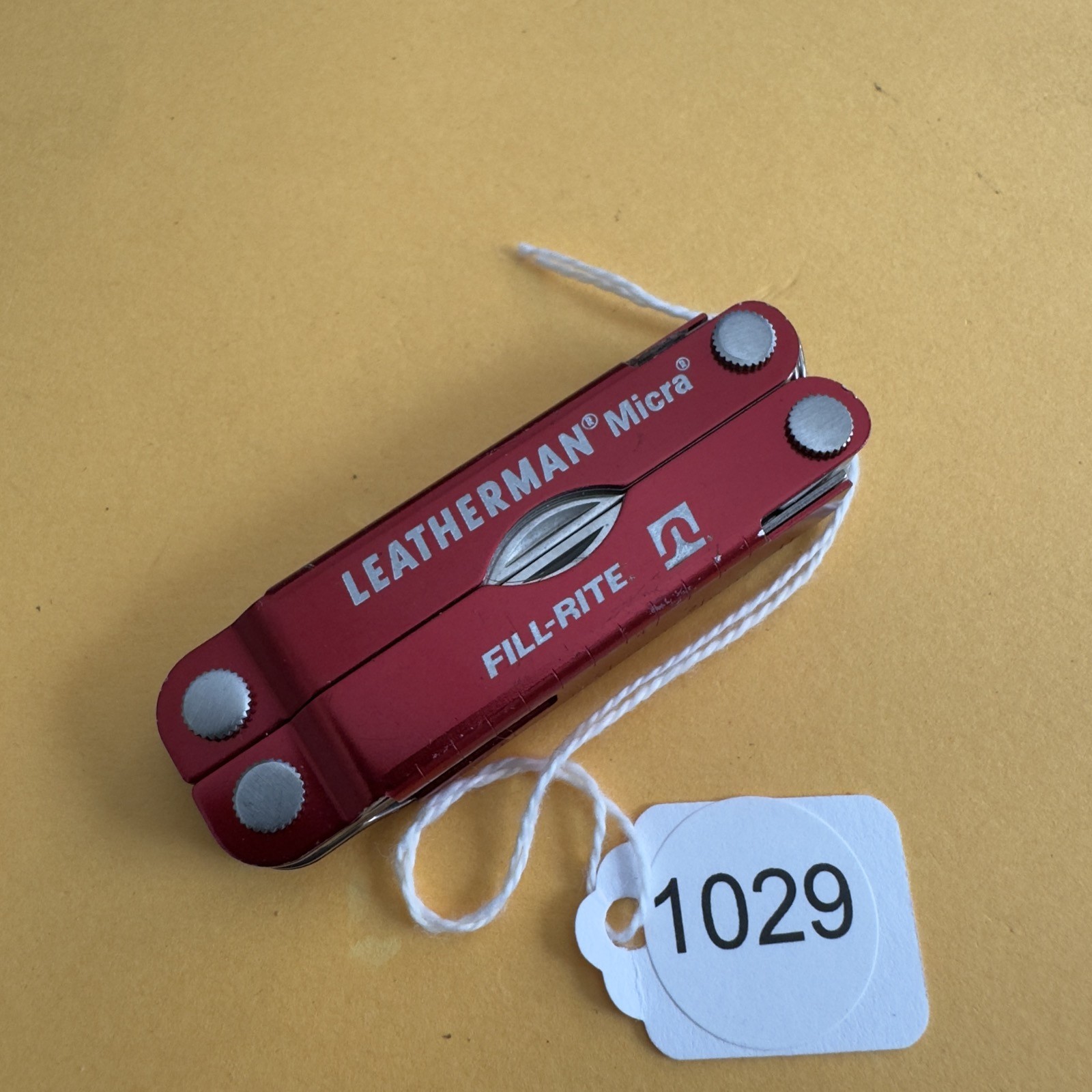 Leatherman Micra Multi Tool Pocket Knife Scissors Stainless Red EDC #1029