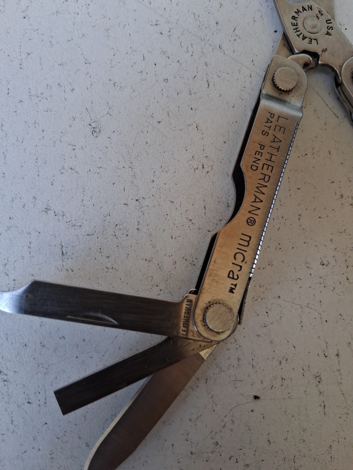 Leatherman Bosch Micra Multi-Tool, Knife, Scissors, Key Ring, Stainless