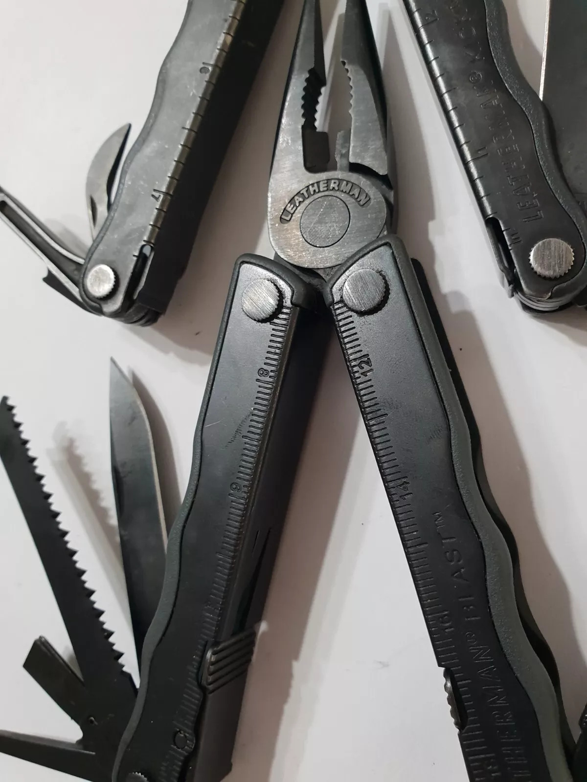 🔥2X Leatherman Black BO Blast Kick With Clip Multitool Retired Rare Collectable
