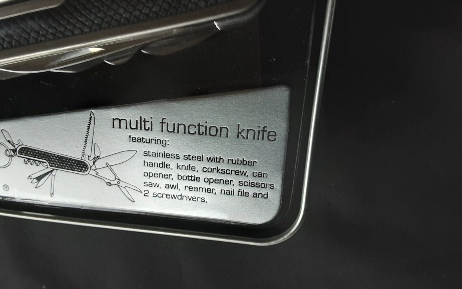 NEW Multi Function Knife Camping – Corkscrew Can Opener Saw Awl Scissor