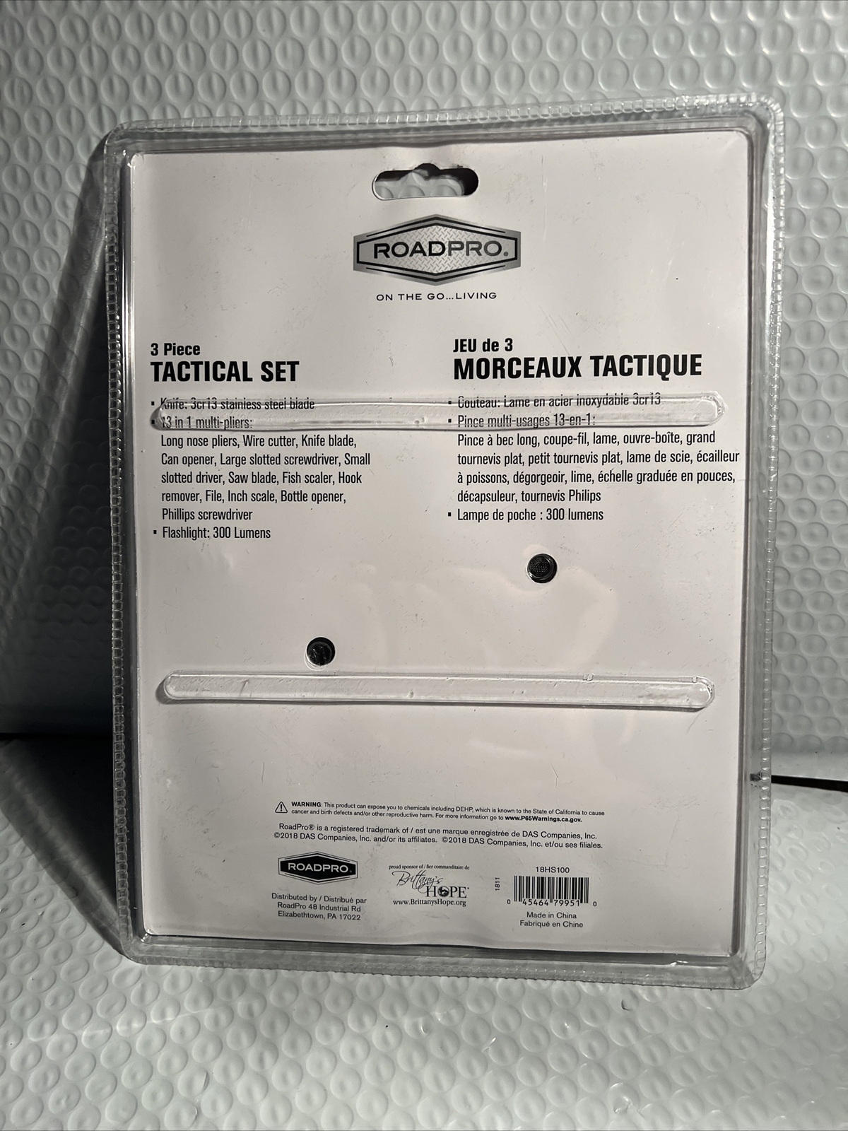 Road Pro 3-Piece Tactical Set With New 
