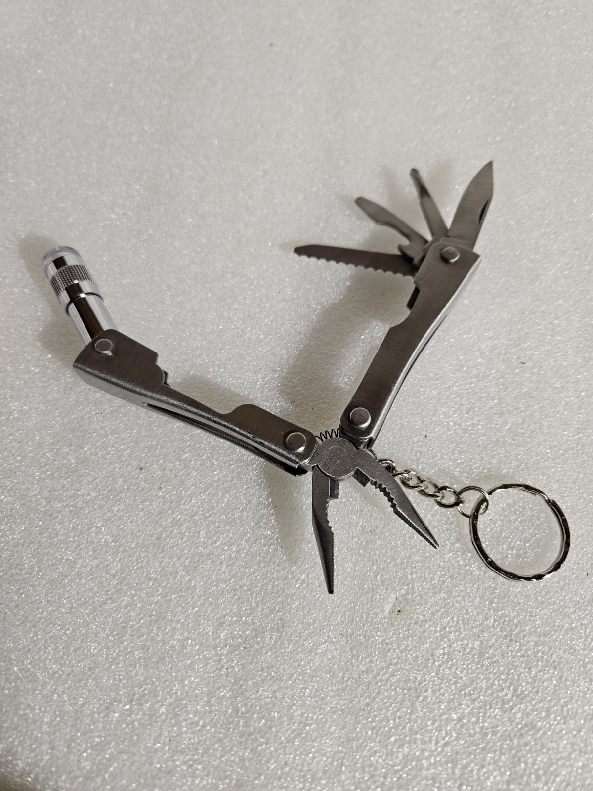 8-in-1 Multi-tool Multi Function Pliers-Folding Pocket Tool With LED light