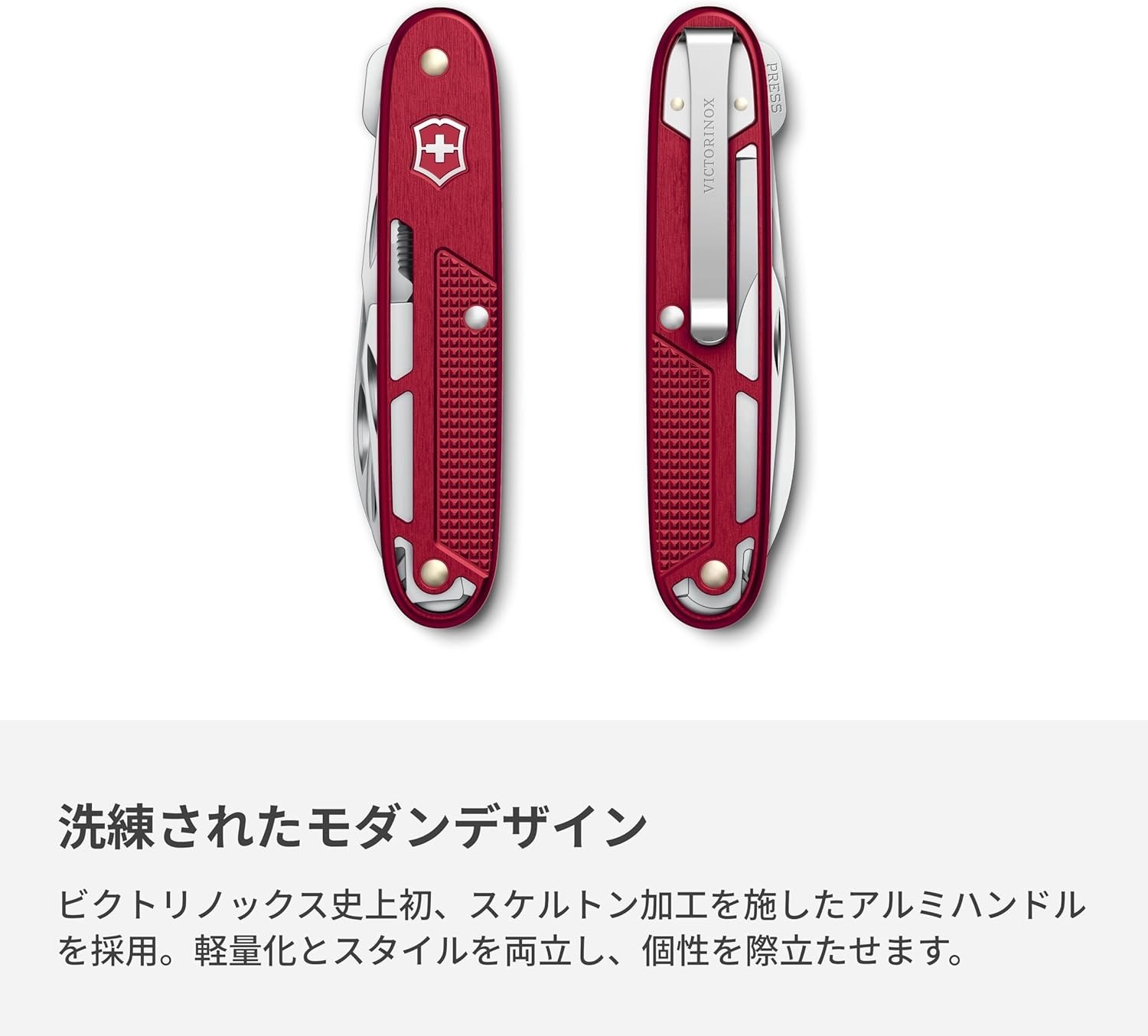 VICTORINOX ALOX Refined Synergy X Red Multi-Tool Knife Perfect 10 Functions New