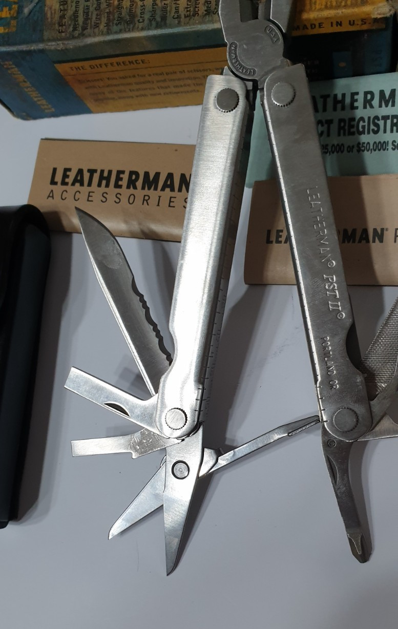 🔥 Leatherman PST II Stainless Multi-Tool New in Box Rare Retired Collectable