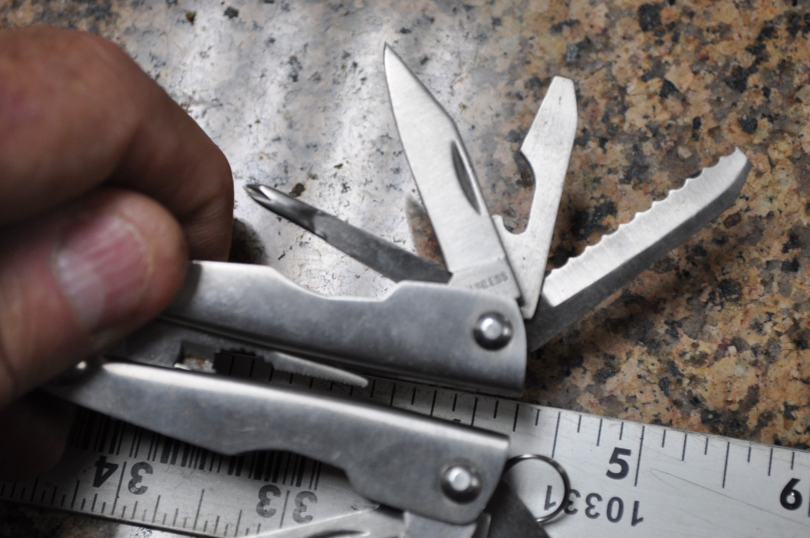 All Stainless Steel Multi Tool , Unknown Maker ,See Pictures,
