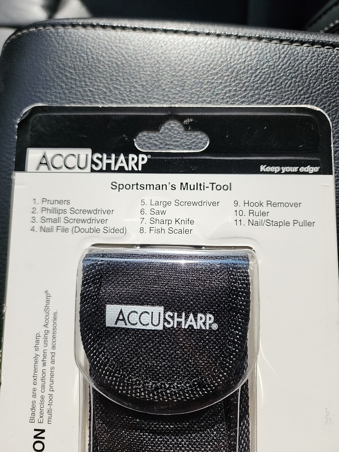 AccuSharp Sportsman’s Multi-Tool Pruner Clip & Shear Accessory Tool Set 11 Tools