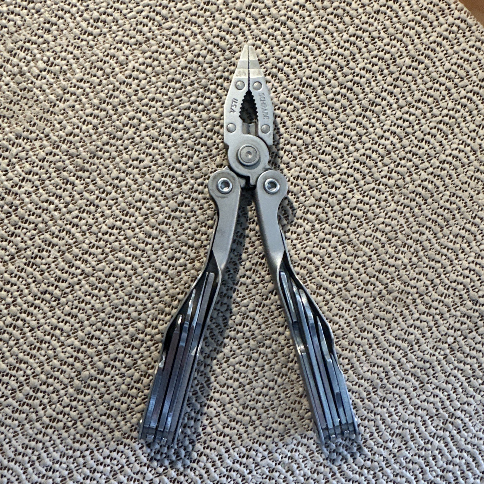 Schrade Tough-Tool Multi-Tool Pliers Knife with Leather Sheath! Made In USA!!!