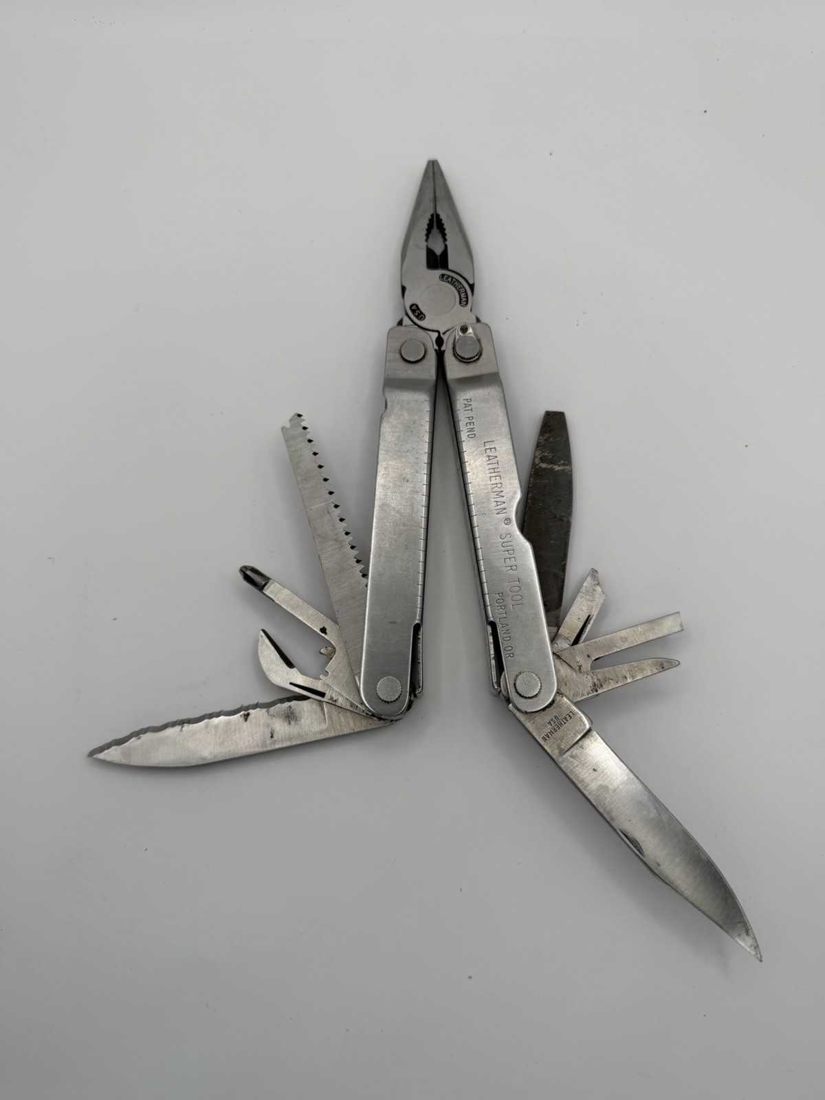 Leatherman Super Tool PAT PEND USA Multi Tool Portland OR