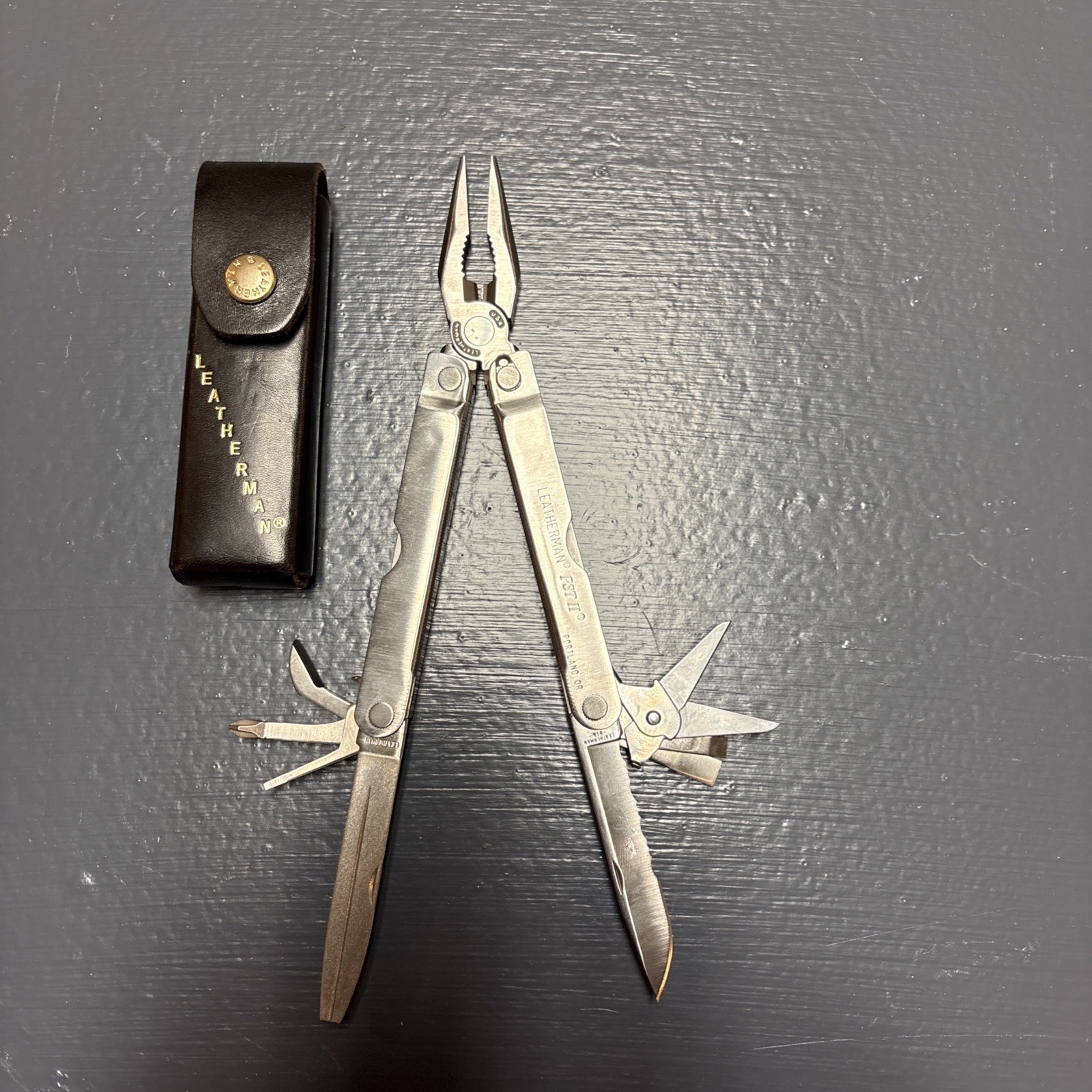 Leatherman PST II Multi Tool With Sheath. USA Made