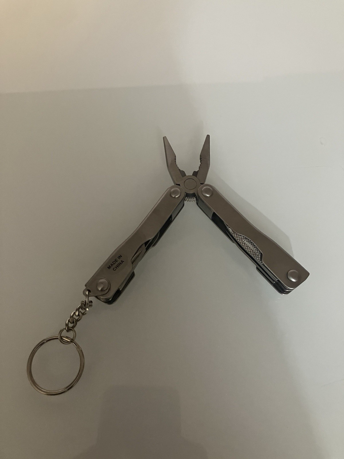 Stainless Steel Mini Multi-tool Keychain With Carrying Case