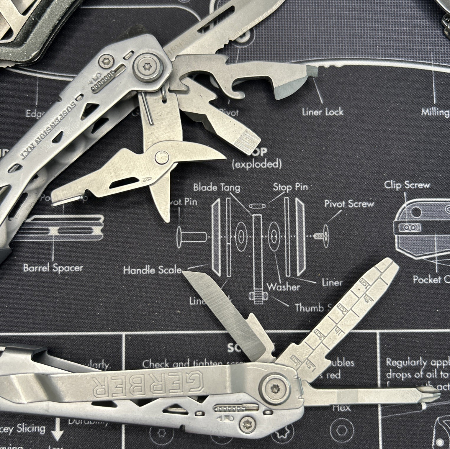 Gerber Suspension NXT / Cohort/ Shortcut/ STL 2.0 Knives & Multitools Lot Of 4