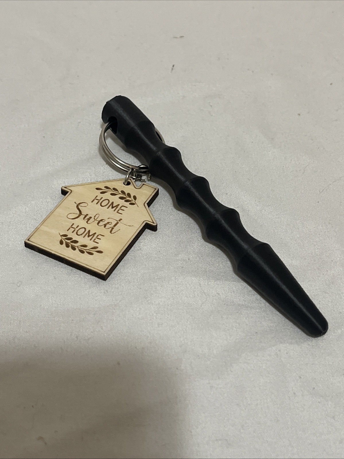 EDC Self Defense Keychain Kit Kubotan Spike Safety Tool Lightweight High Impact