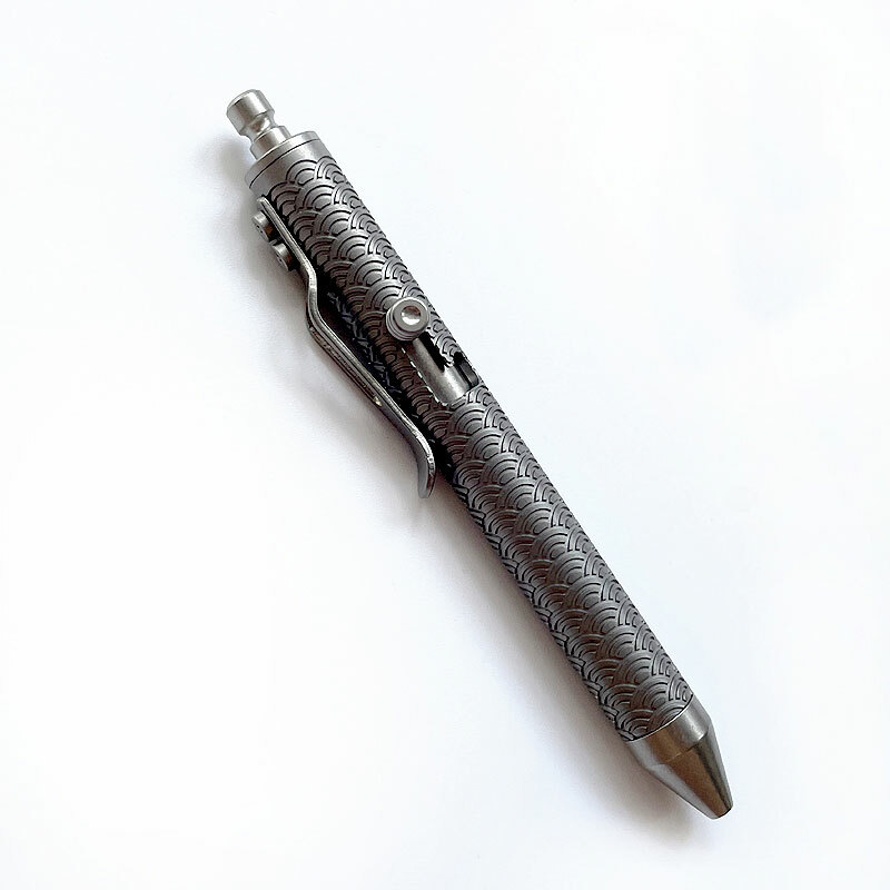 New Mini Titanium Alloy Pocket Ball Pen Outdoor EDC Pen Portable Stationery