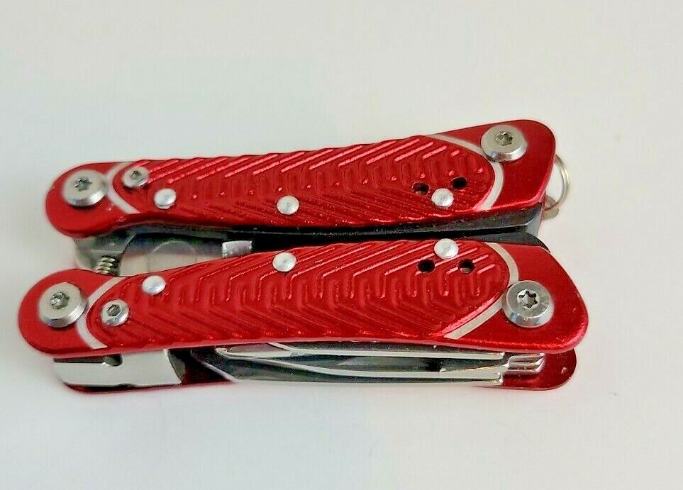 Red Metal XGEAR Multi-Tool for Key Ring – 3″ Long