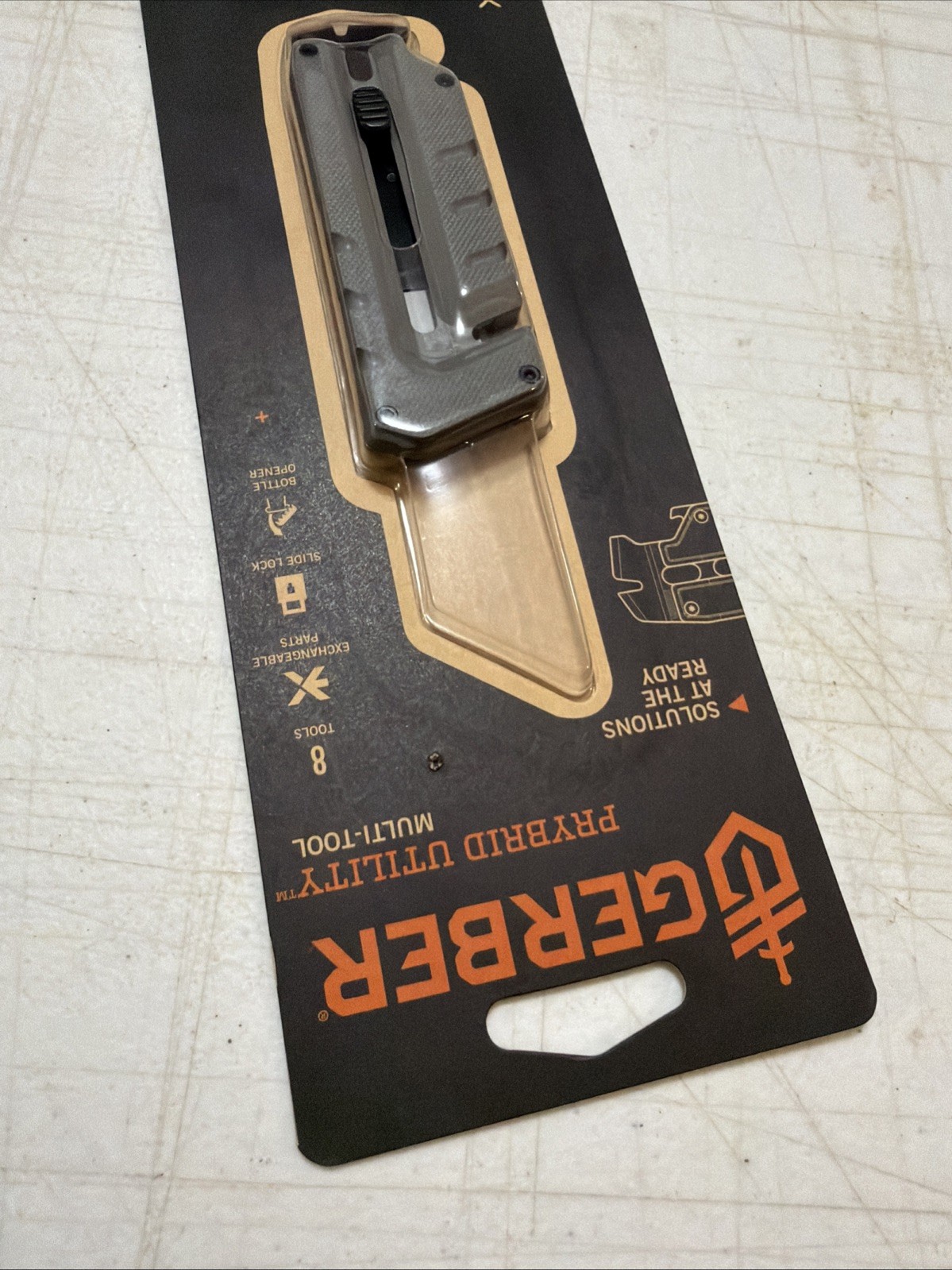 Gerber Prybrid Utility Knife Razor Multi-Tool EDC with Bottle Opener