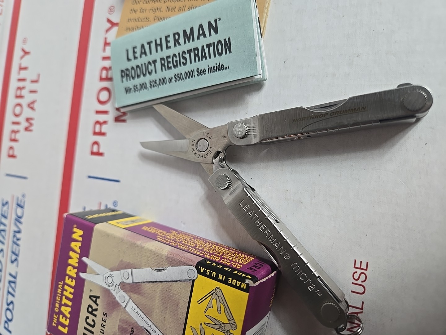 The Original Leatherman Micra Advertising Northrop Grumman Original Box, New