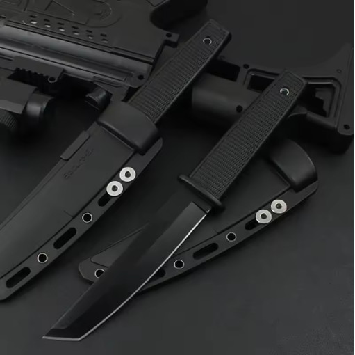 Outdoor Utility Fixed Blade Tool ABS Handle Camping EDC Multi Purpose
