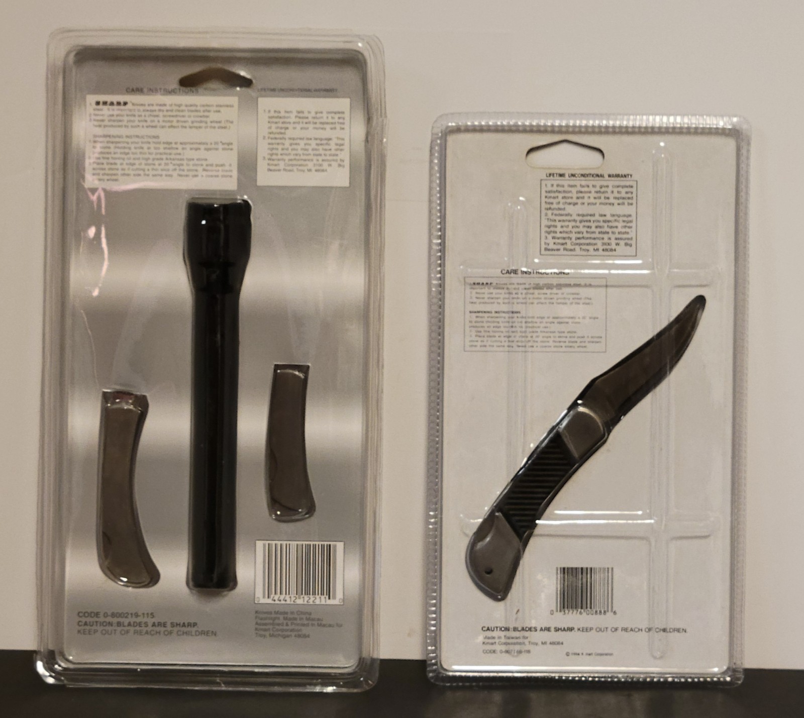 Sharp Sportsman Classic Bonus Pack & Stainless Steel Pocket Knife – Lot of 2