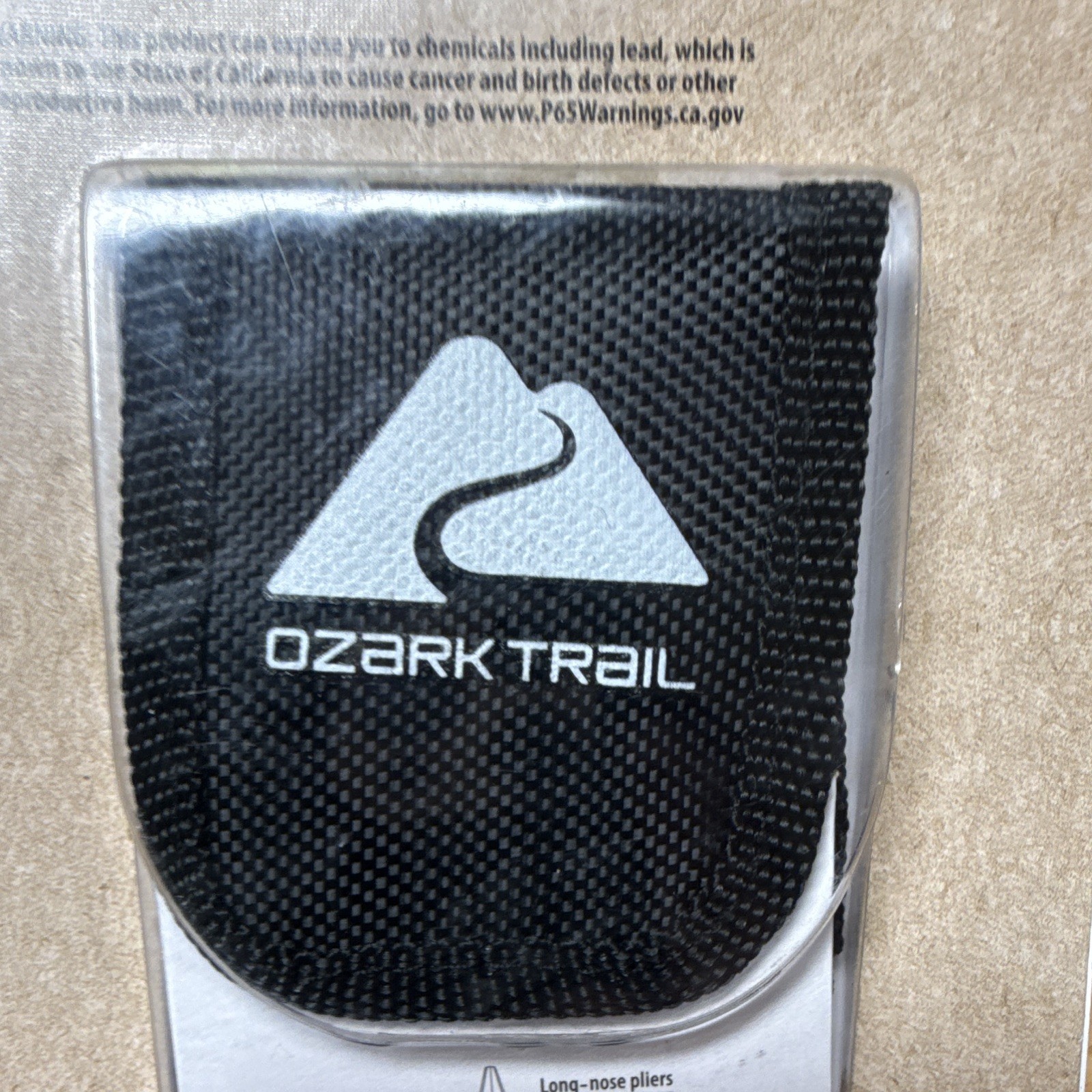 Ozark Trail 12 In 1 Multi-tool Burgundy Stainless Steel W Sheath Pliers Wire Cut