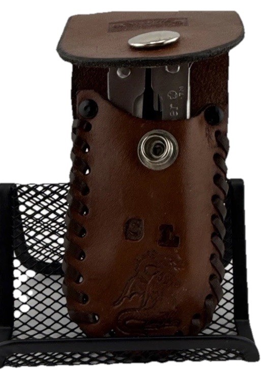Vintage American Camper Multi-Tool With Leather Sheath