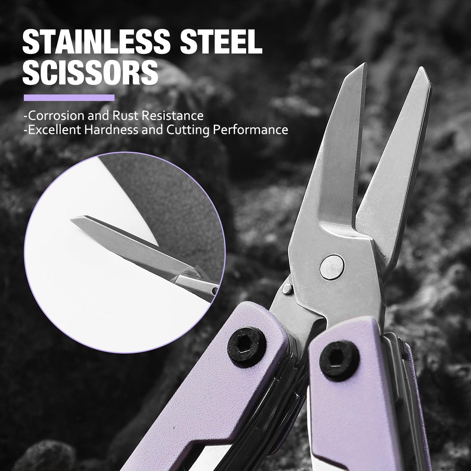 Multitool with Pocket Knife,Gifts for Men and Women, 11-in-1 Mini EDC Multito…