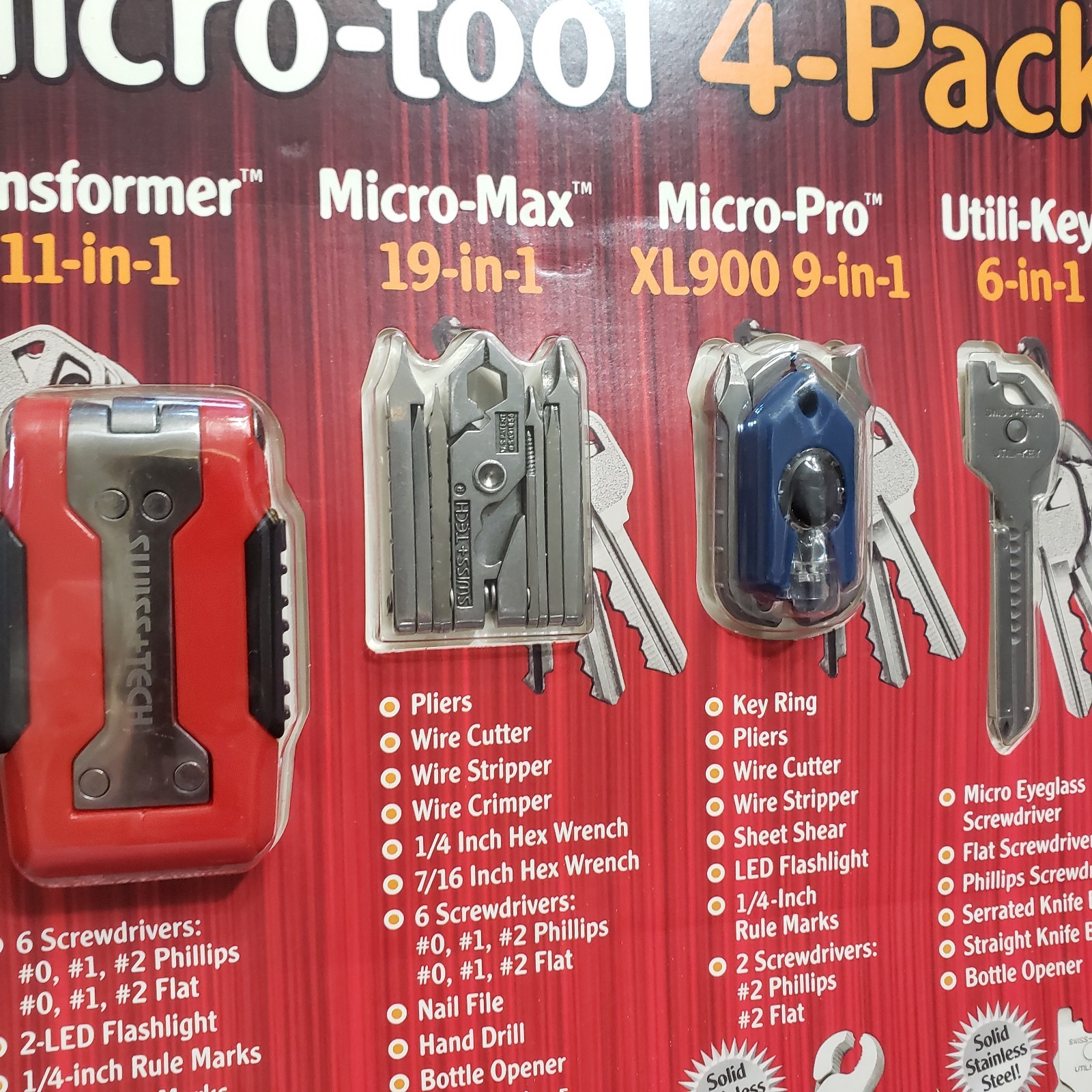 Swiss+Tech Swiss Tech Micro tool 4 pack NIP Gift