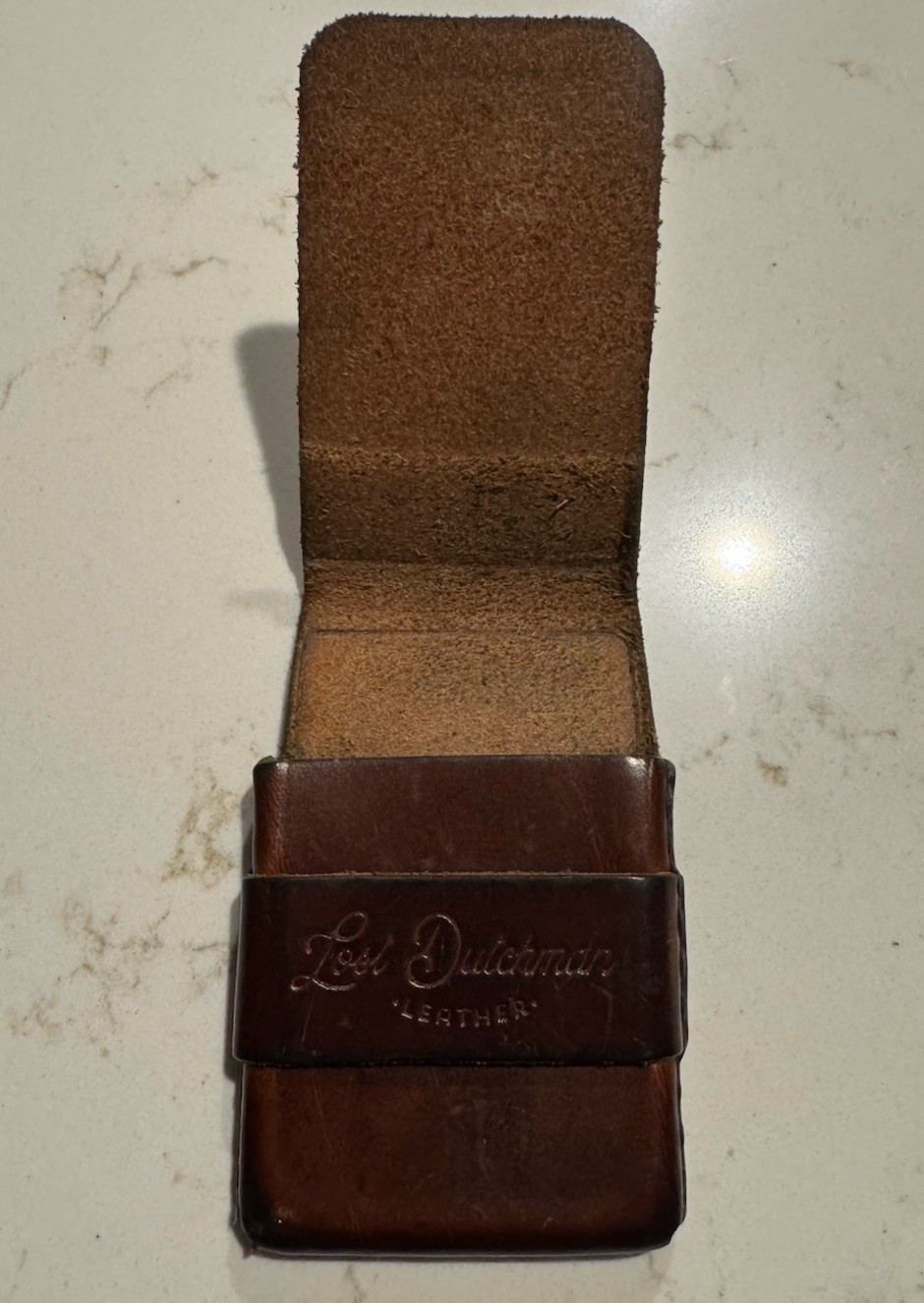 Lost Dutchman Leather Whiskey Shell Cordovan Finnigan Wallet