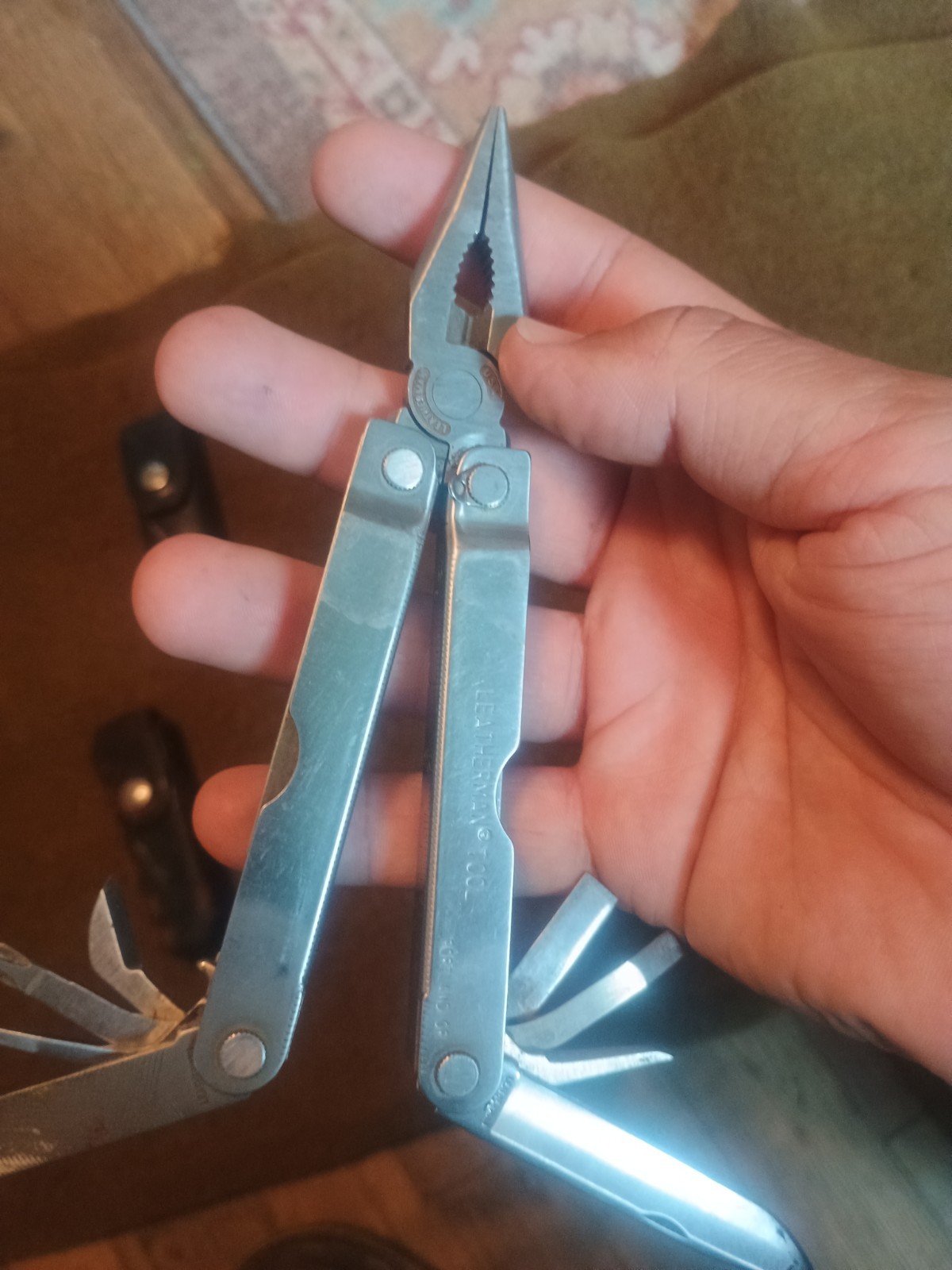 2 Vintage Leatherman PST Multi-Tools Leather Sheaths