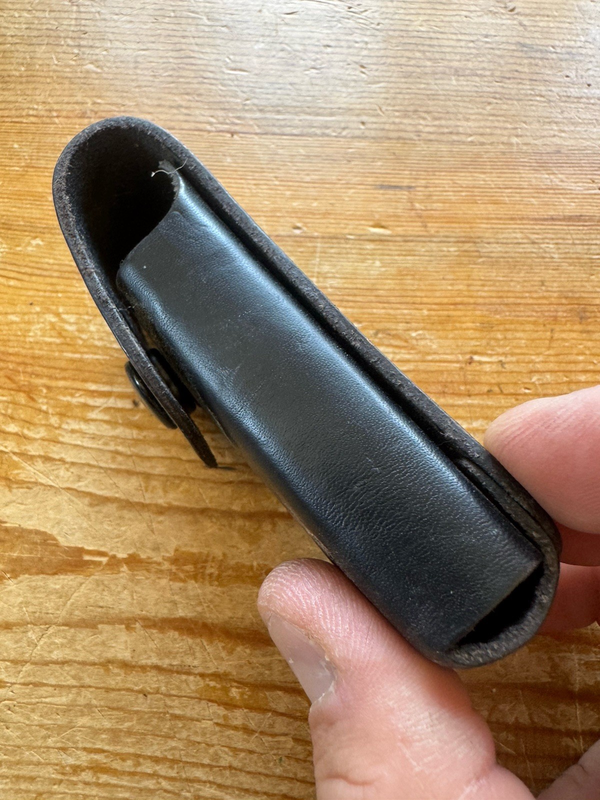 Leatherman Black Leather Sheath For Rebar,Wingman,Wave,etc. -Sheath Only No Tool
