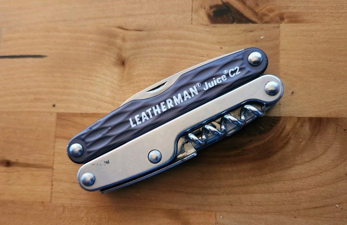 Leatherman Juice C2 Multi-Tool, Knife, Granite Gray, Retired – Excellent B93