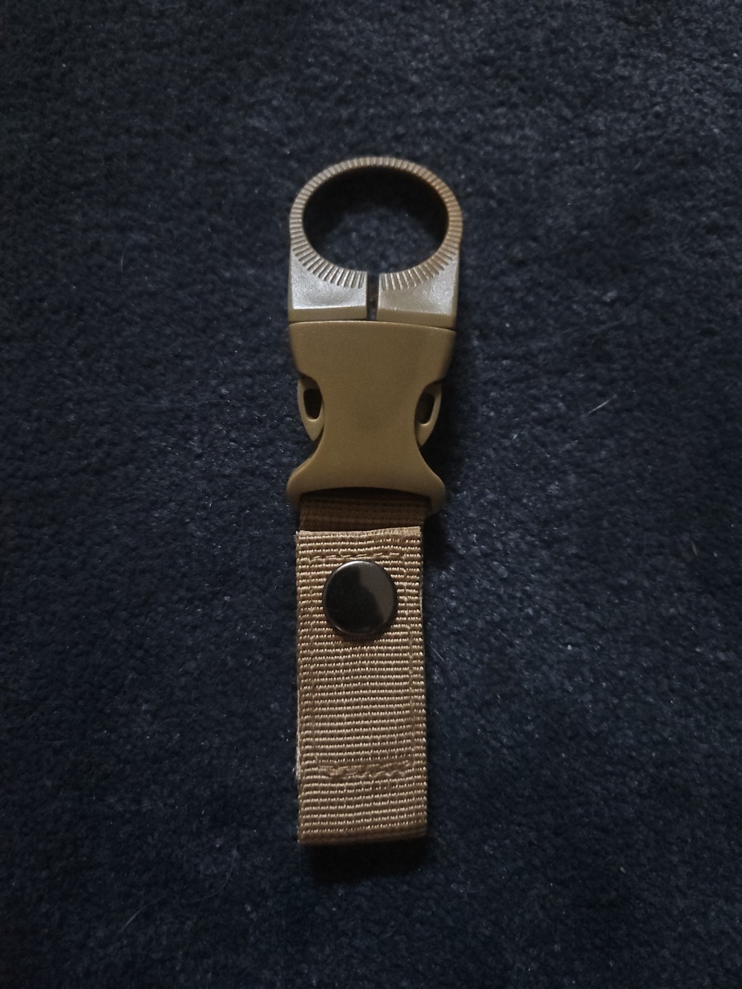 Outdoor Tactical Nylon Keychain Hook Camping Equipment Backpack Buckle Accessory
