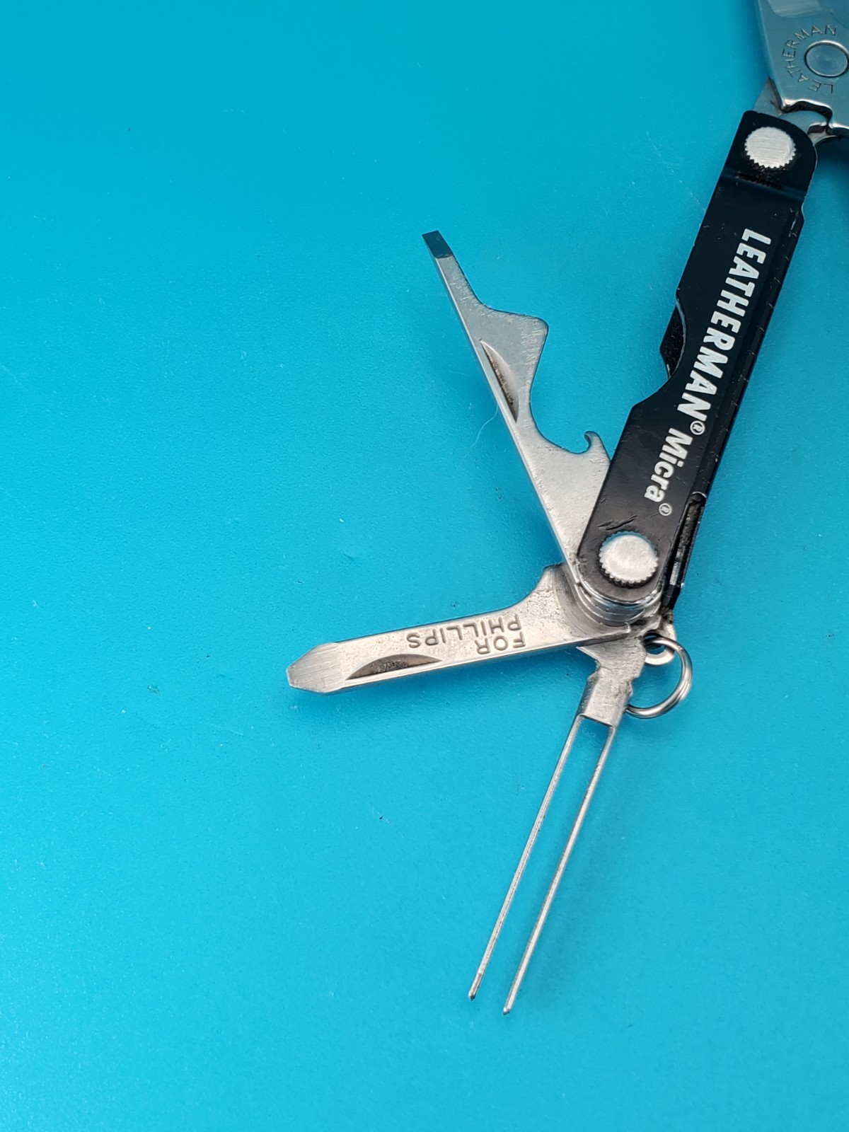 Leatherman Micra Multi-Tool, Knife, Scissors, Key Ring, Black!