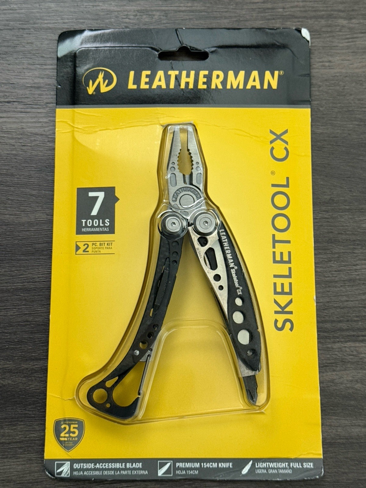 Leatherman Skeletool CX Carbon Fiber Handle Insert, 154CM Blade, DLC coated