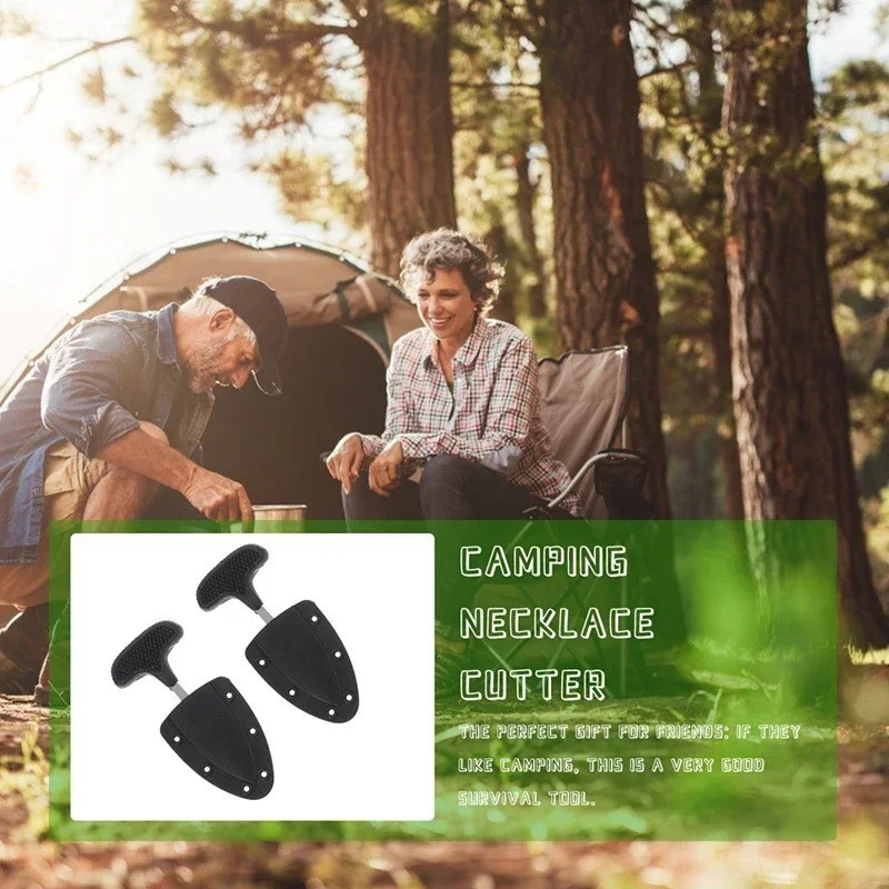 Portable Camping Multitool Necklace Cutter Outdoor Survival Pocket Tool