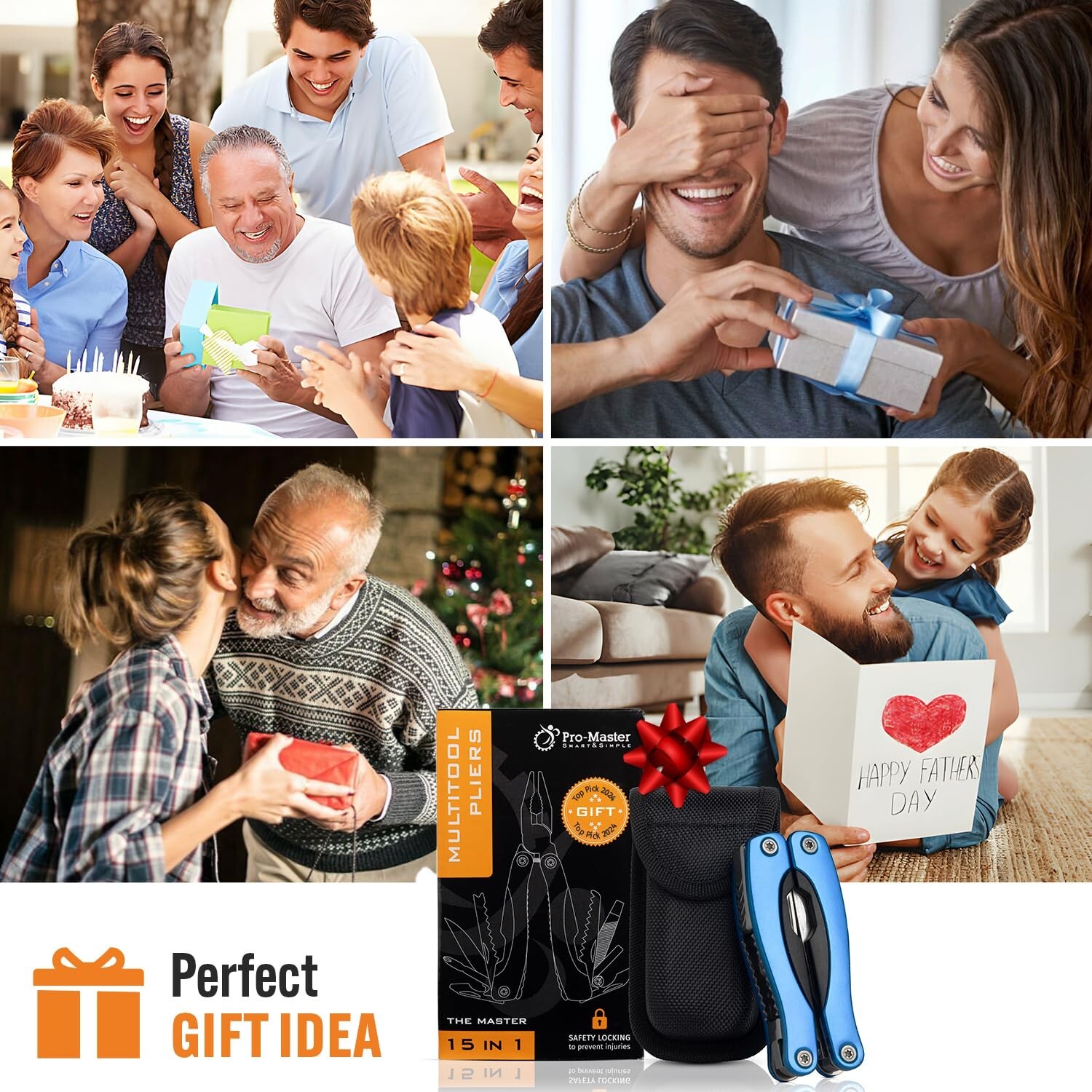 Multitool 15-in-1 – The Ultimate Christmas Gift Stocking Stuffer for Men. Ver…