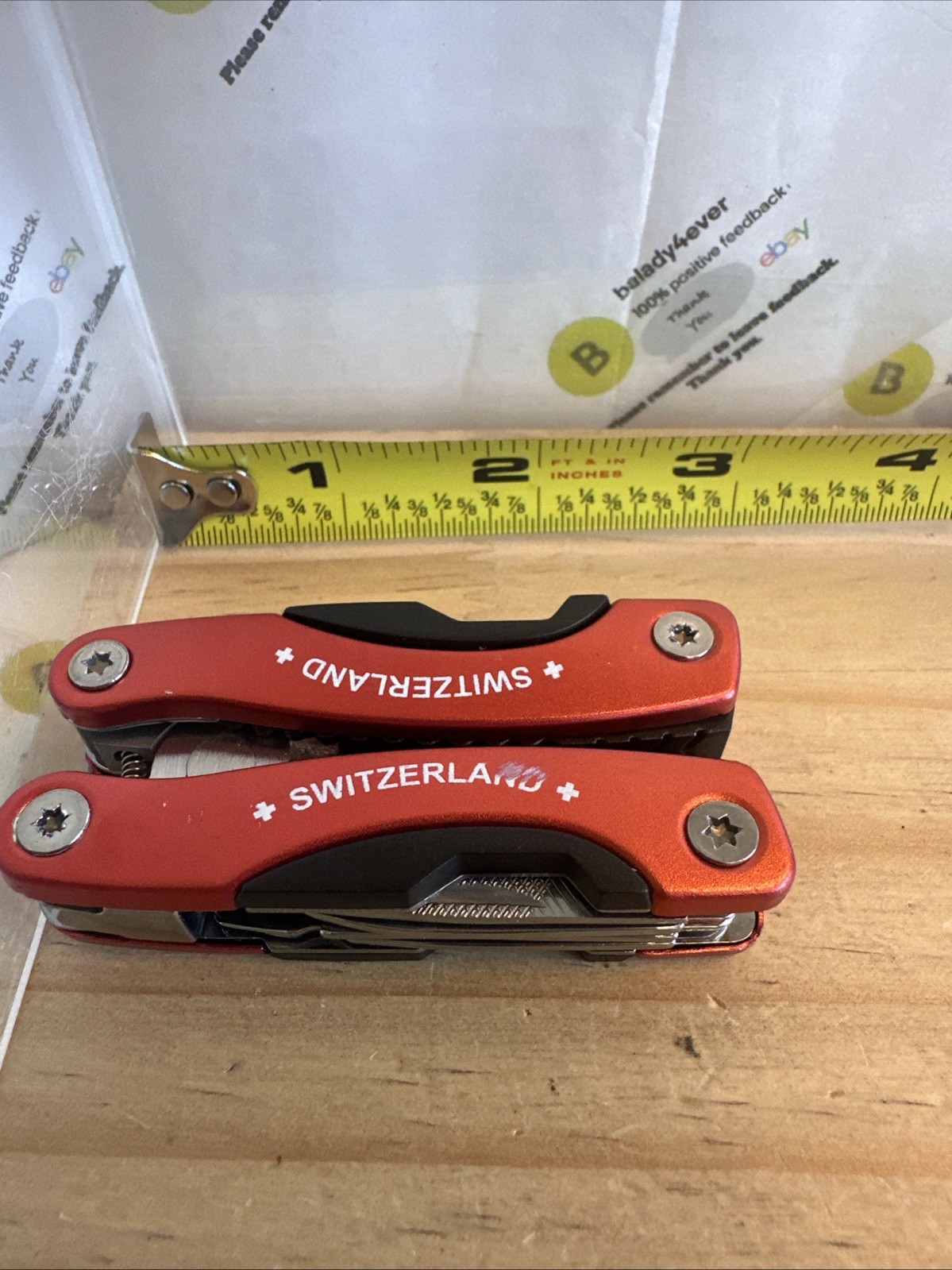 “Switzerland” Branded Mini Multitool 11-in-1 Closed 2.75”