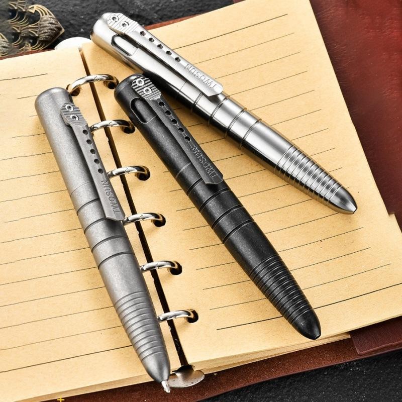 Titanium Edc Tactical Pen – Multifunction Survival Writing Tool & Glass Breaker