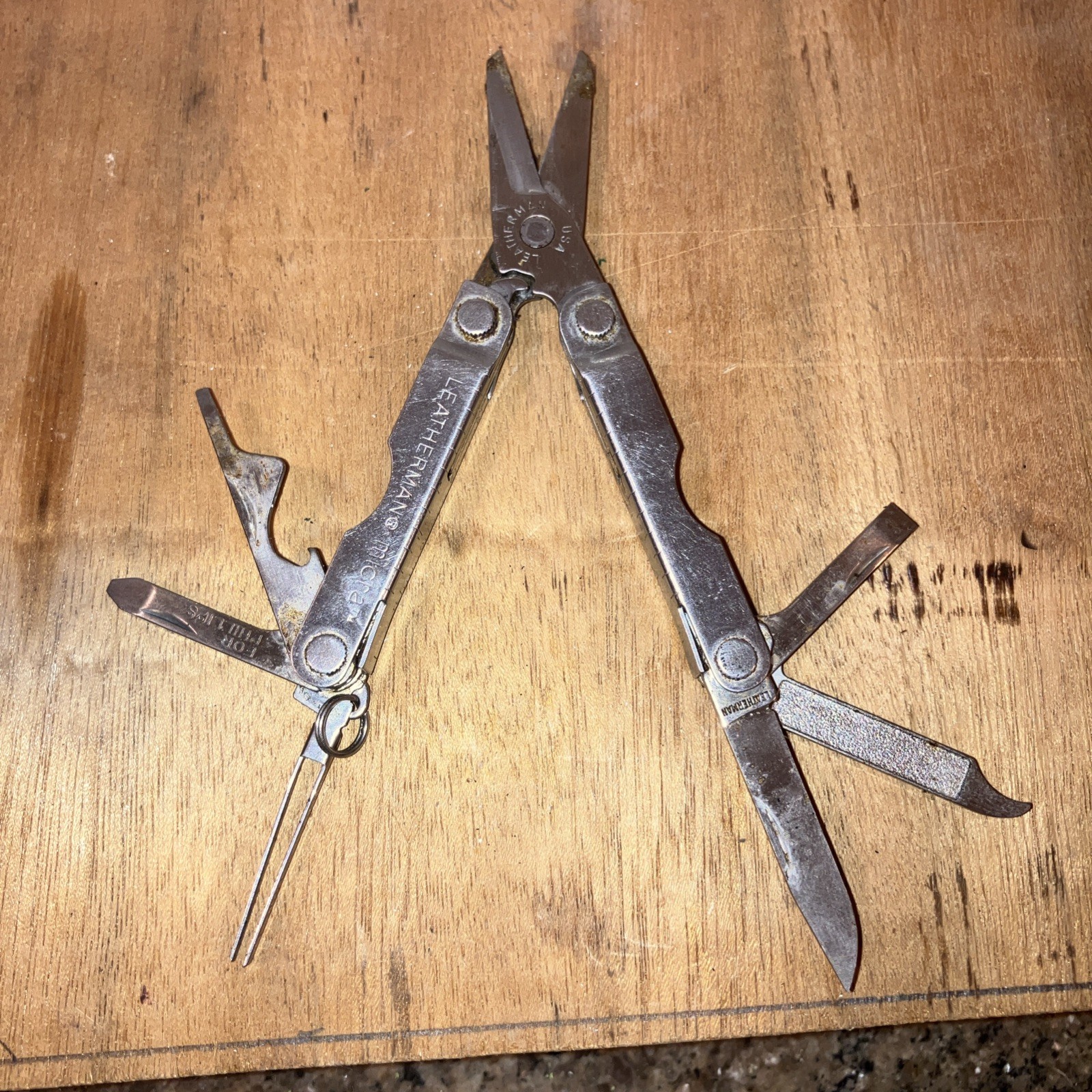Leatherman Micra Multi-Tool Stainless Steel Keychain Scissors Pocket Knife USA