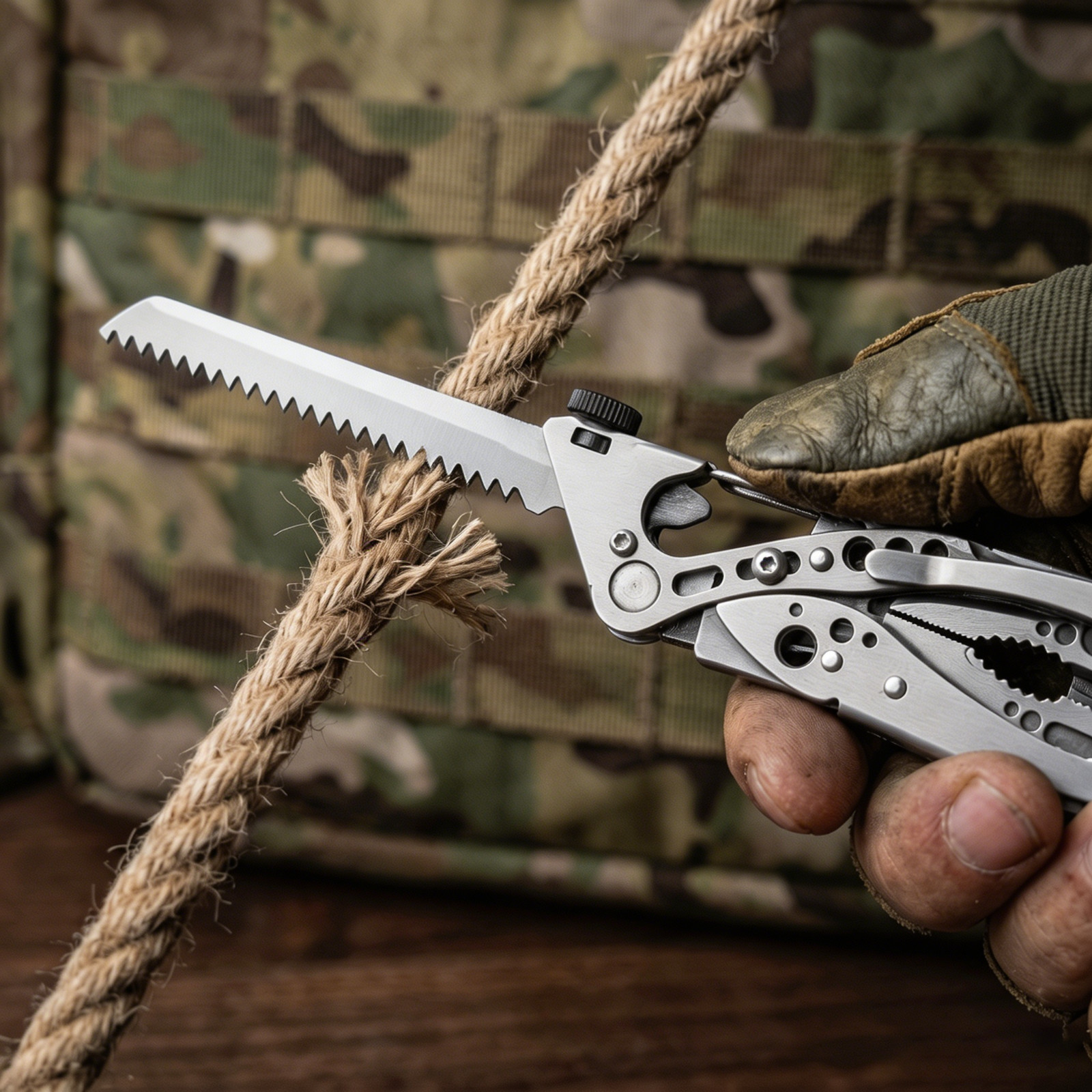 89mm Stainless T-Shank Saw Adapter for Leatherman Skeletool EDC Mod