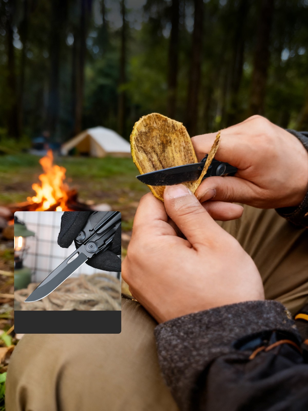 Stainless Steel Folding Multitool Pliers EDC Outdoor Camping Utility Tool