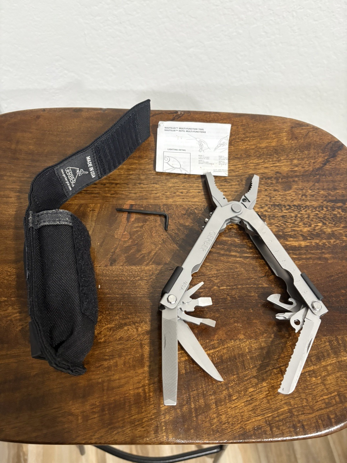 Gerber Multi-Tool | Blunt Nose Plier w/Carbide | Stainless With Case USA